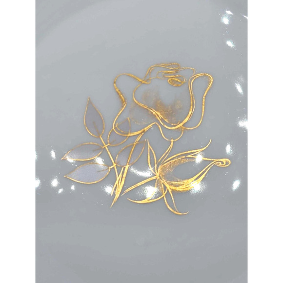 KPM Krister China Germany Gold Rose Design. 4-Piece Set. Choice of quantity. - Picture 6 of 16